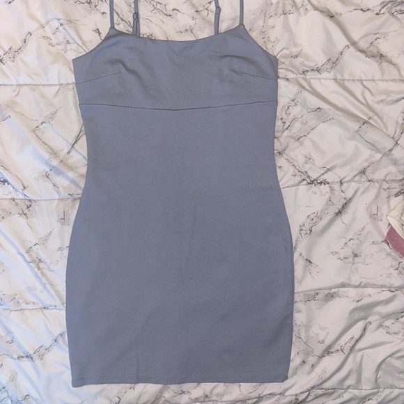 Dynamite Blue Bodycon Mini Dress - Picture 2 of 3